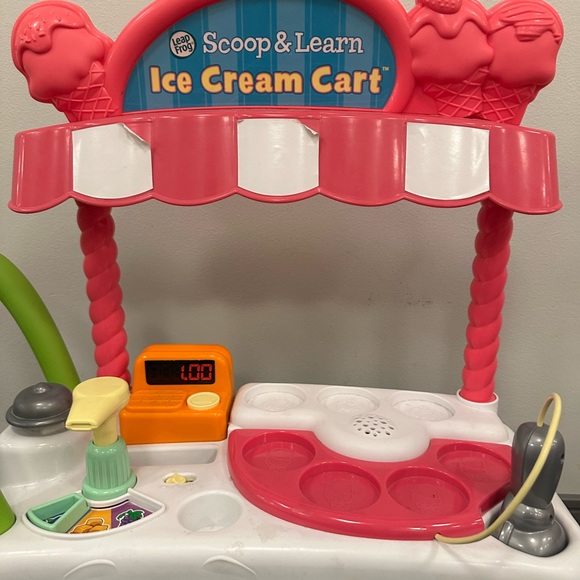 Scoop and Learn Ice Cream Cart Deluxe Learning Playset Pink - Picture 4 of 8